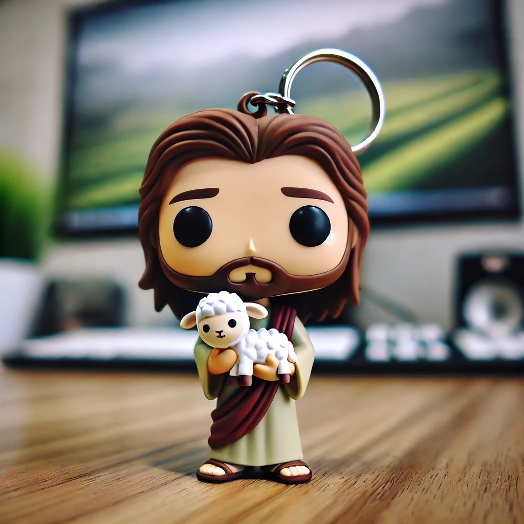 🎉Buy 3 Get 1 Free🎁Jesus doll key chain✝️