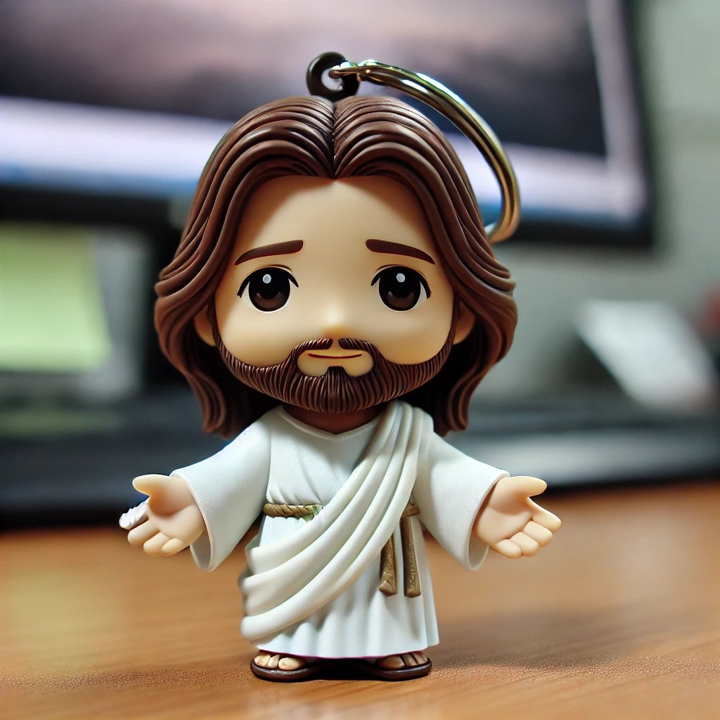 🎉Buy 3 Get 1 Free🎁Jesus doll key chain✝️