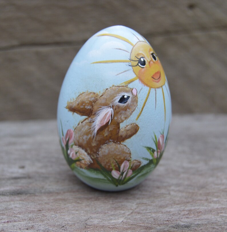 Wooden Easter Egg