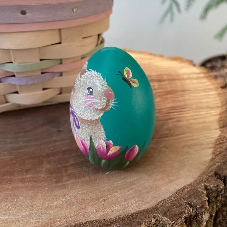 Wooden Easter Egg