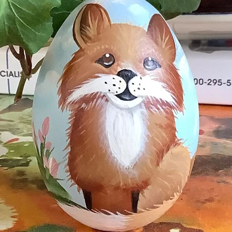 Wooden Easter Egg