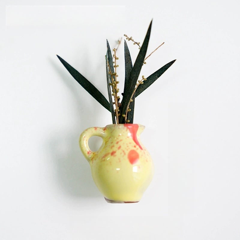 Cute Plant Vase Fridge Magnets