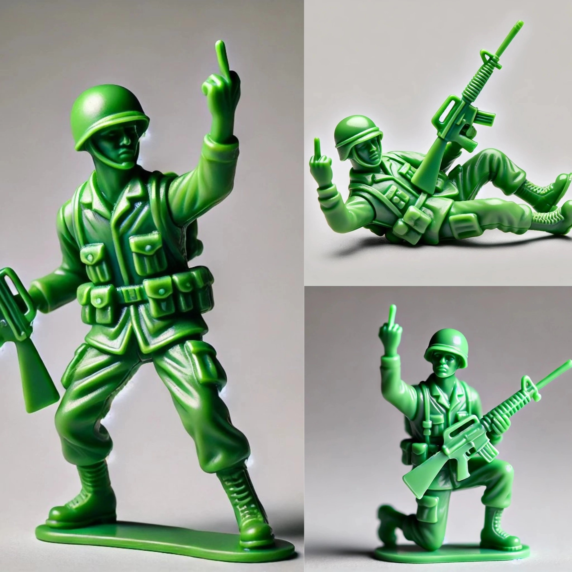 Funny Green Army Men