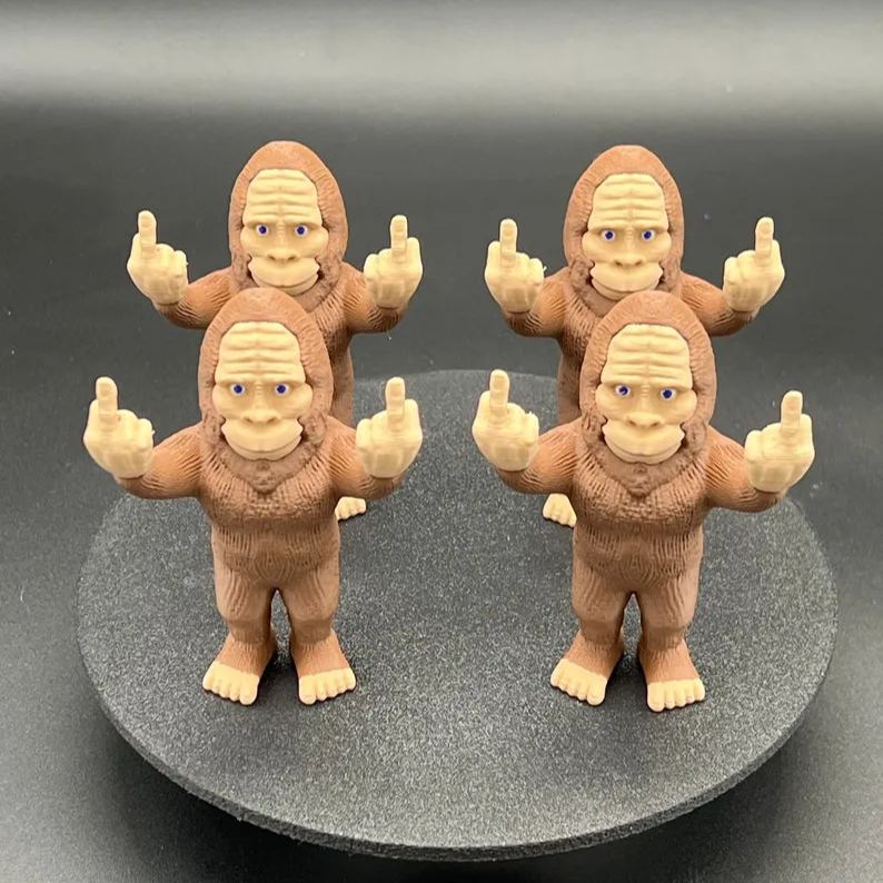 Funny Bigfoot Figurine