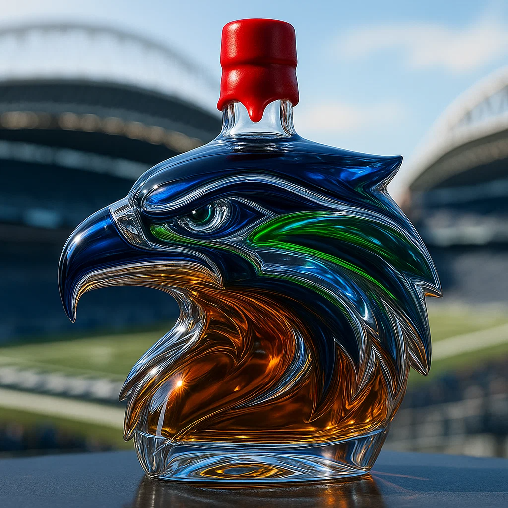 Seattle Seahawks Limited Edition Whisky Bottle