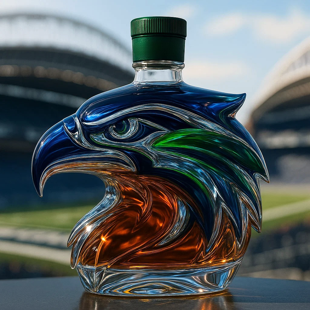 Seattle Seahawks Limited Edition Whisky Bottle