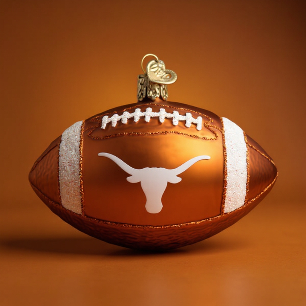🏈 Texas Football Ornament