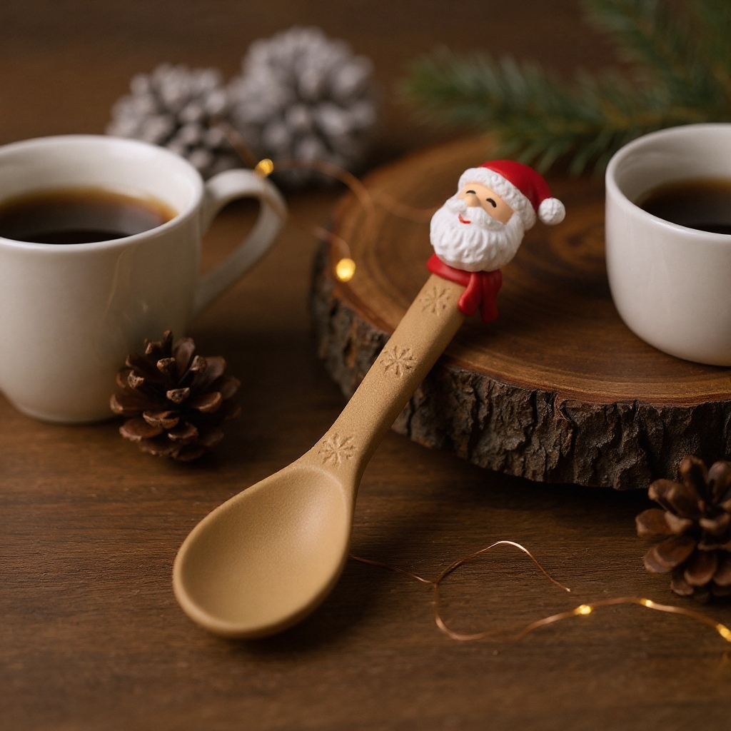 Christmas Food-Grade Silicone Spoon Set