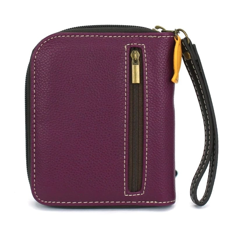🐾 Zip Around Wallet – Gray Tabby Cat