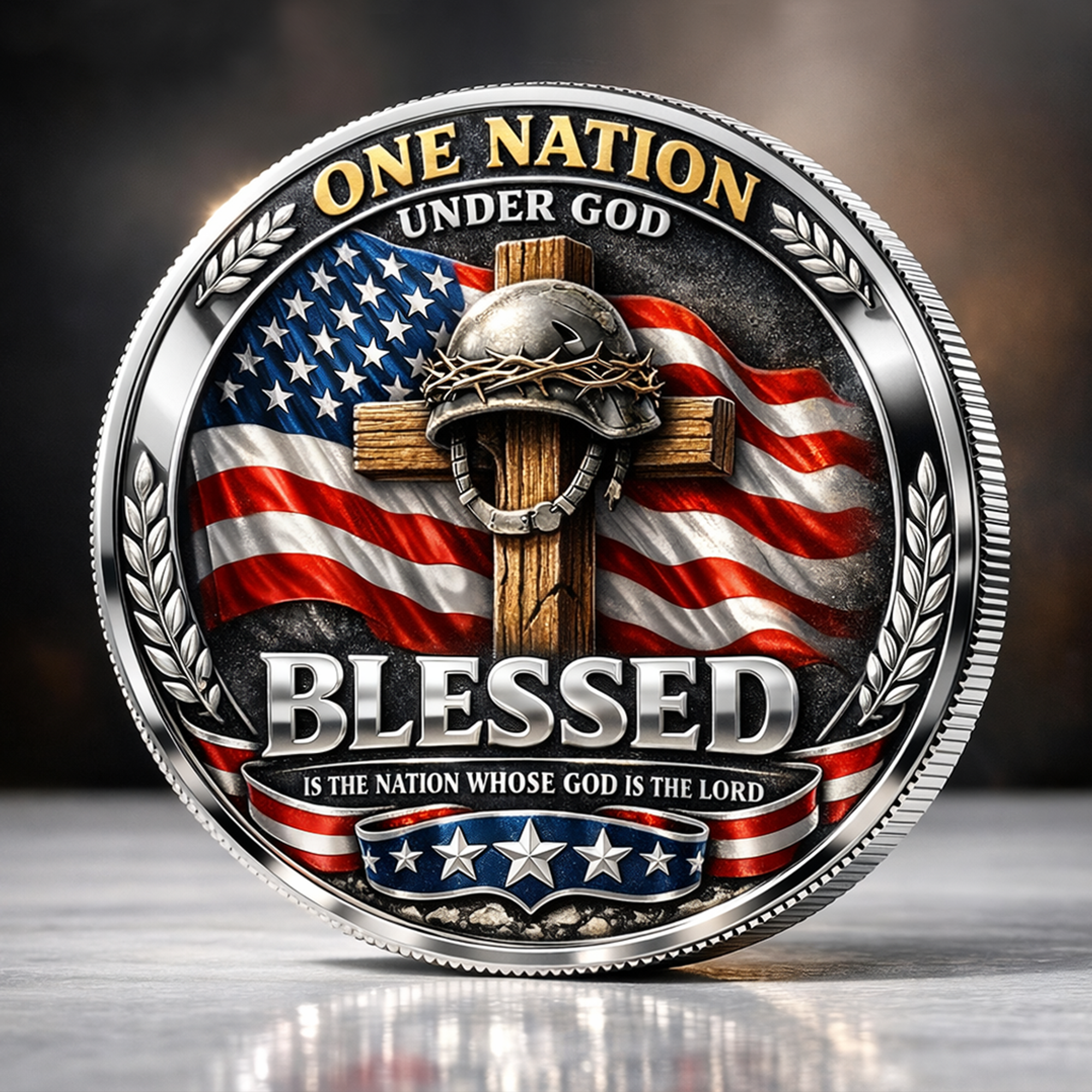 Jesus Christ & Veteran Tribute Coin