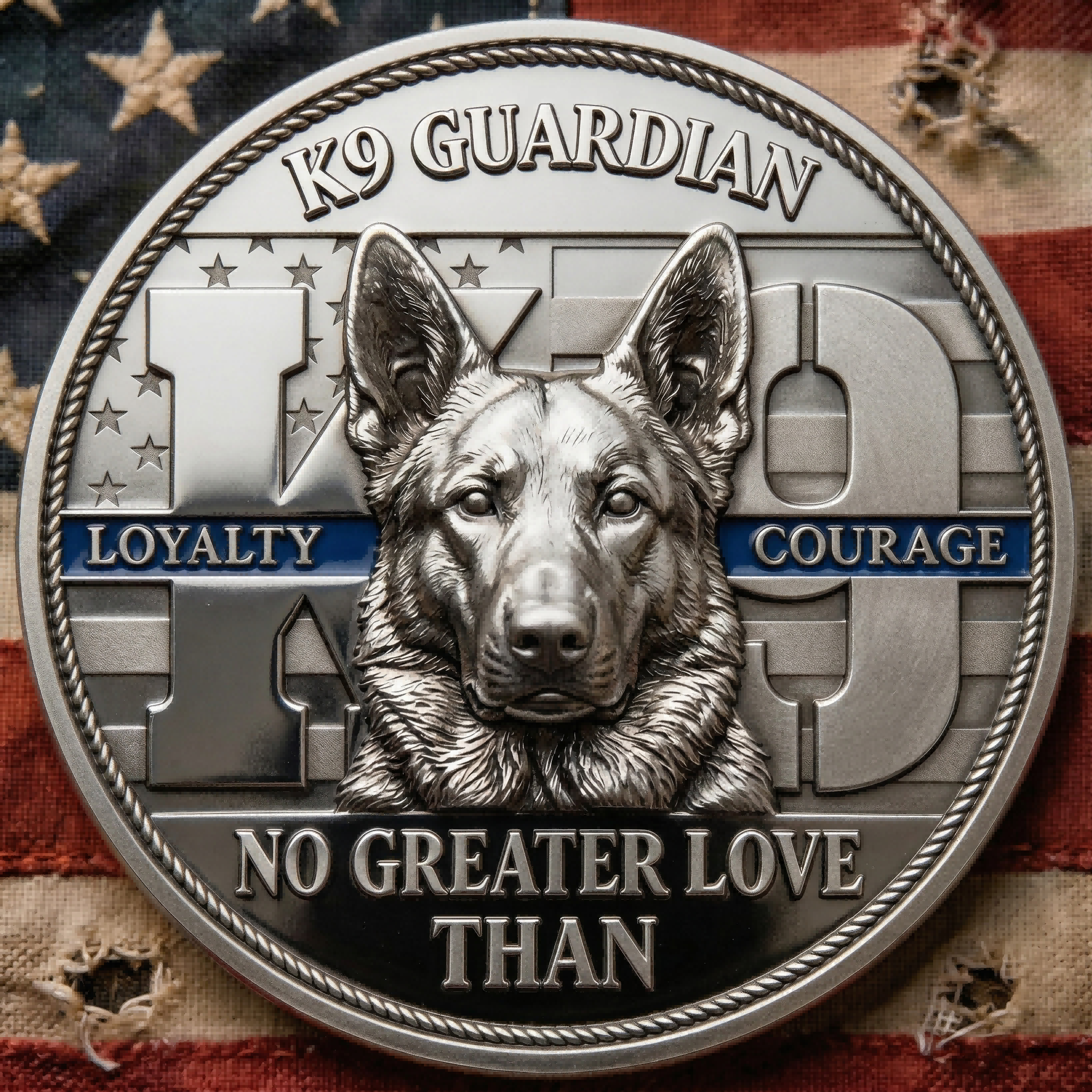 K9 Guardian Loyalty Commemorative Coin 🐾