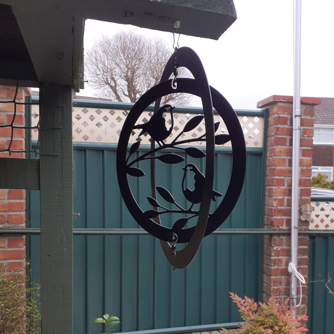 🐦 Spinning Bird Wind Ornament – Peaceful Motion for Your Outdoor Space