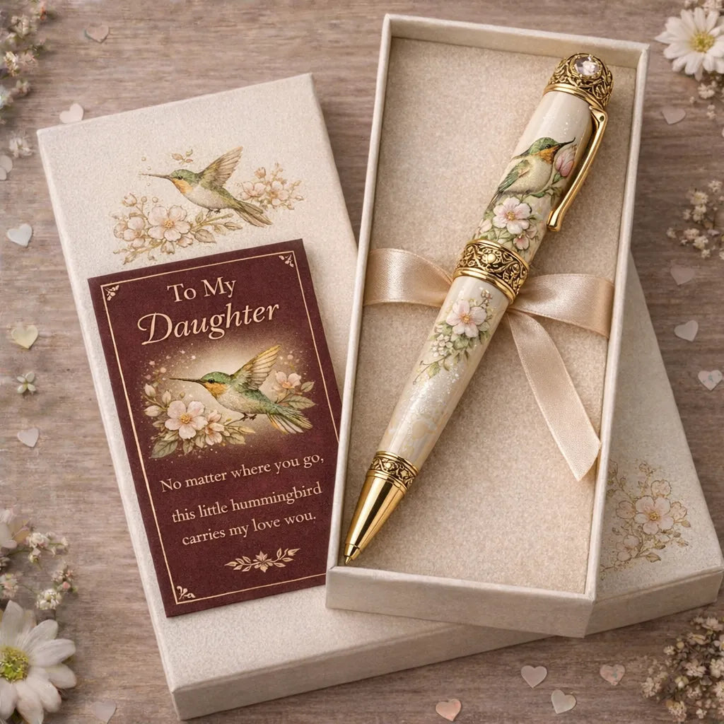 🕊️ Hummingbird Pen – A Gentle Reminder That You're Never Alone