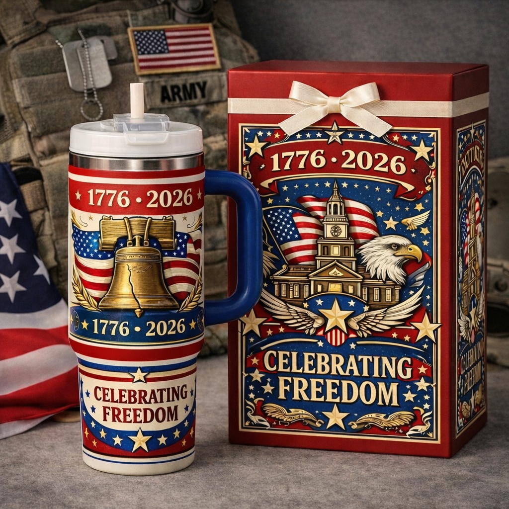 Celebrate 250 Years of Freedom Tumbler