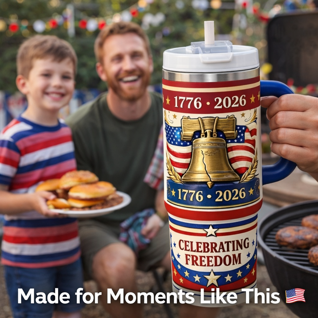 Celebrate 250 Years of Freedom Tumbler