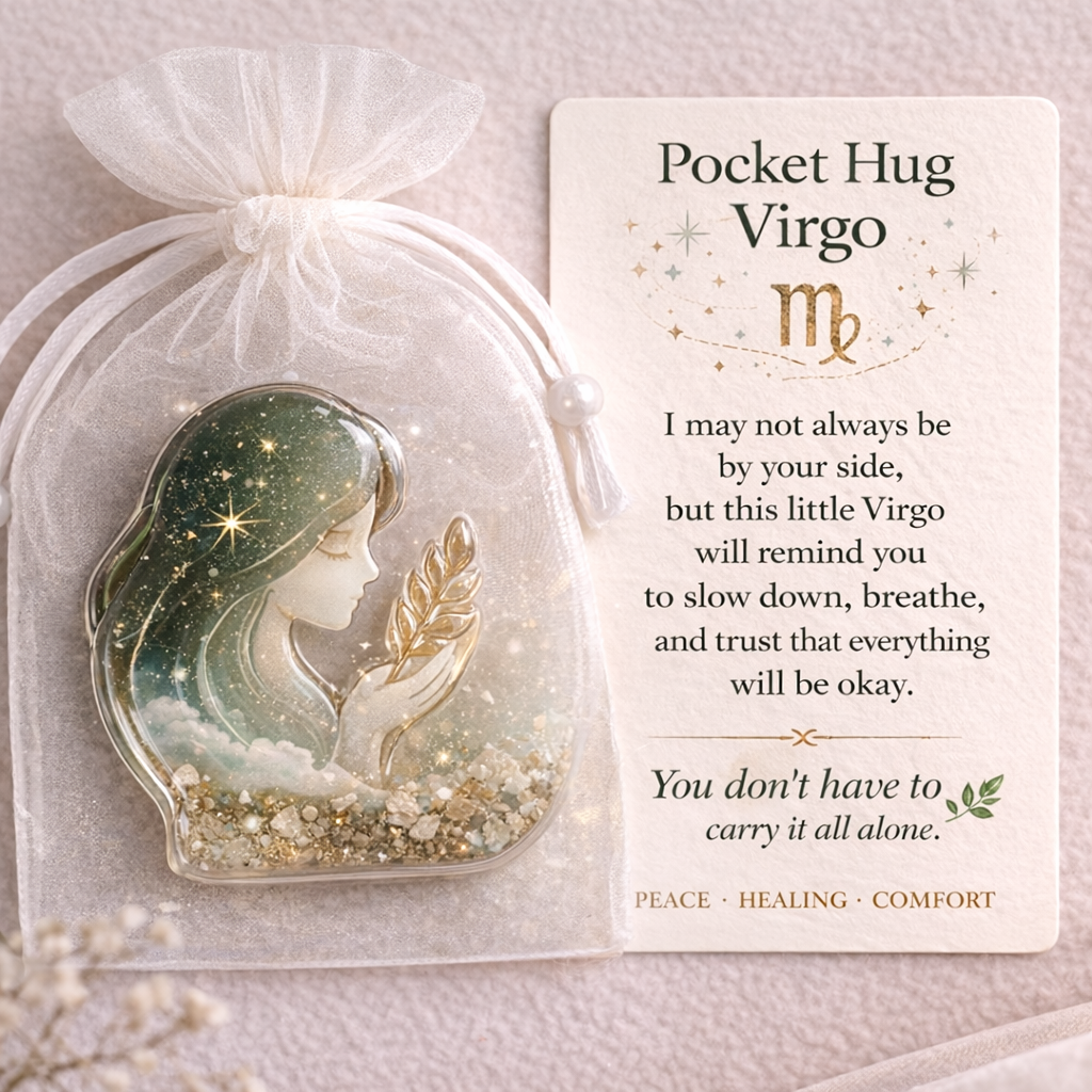 ✨🎁Zodiac Glass Pocket Hug