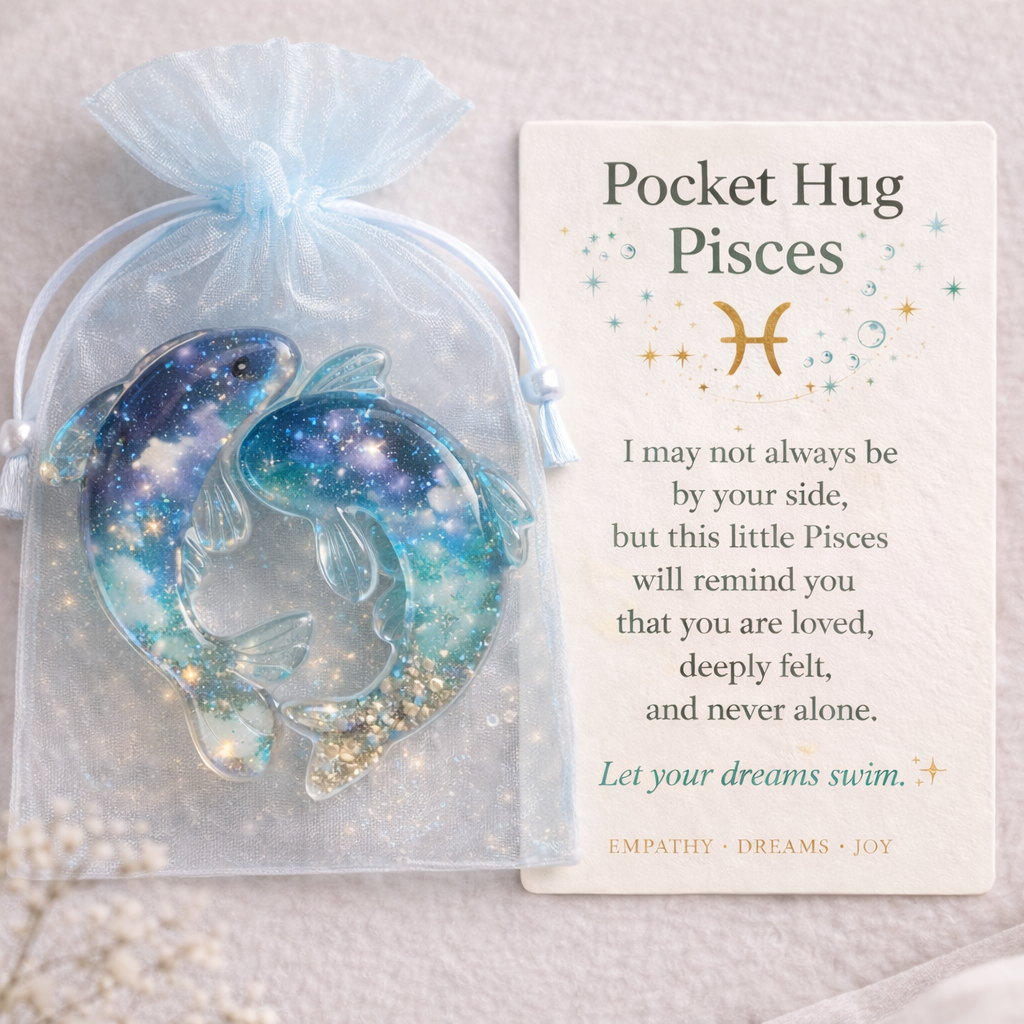 ✨🎁Zodiac Glass Pocket Hug