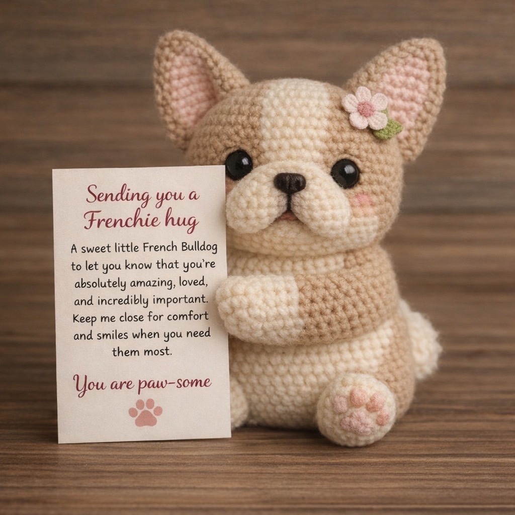 🐾Handmade Crochet Dog Emotional Companion