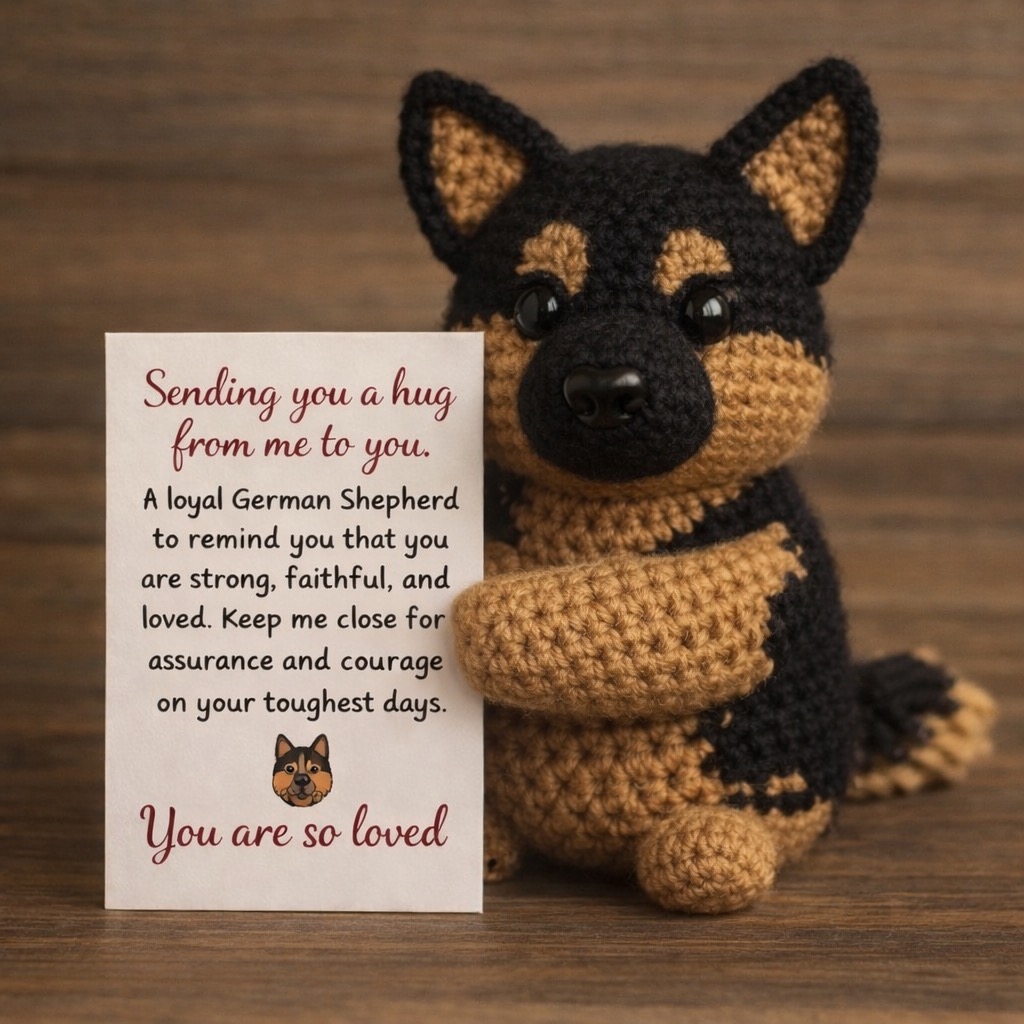 🐾Handmade Crochet Dog Emotional Companion
