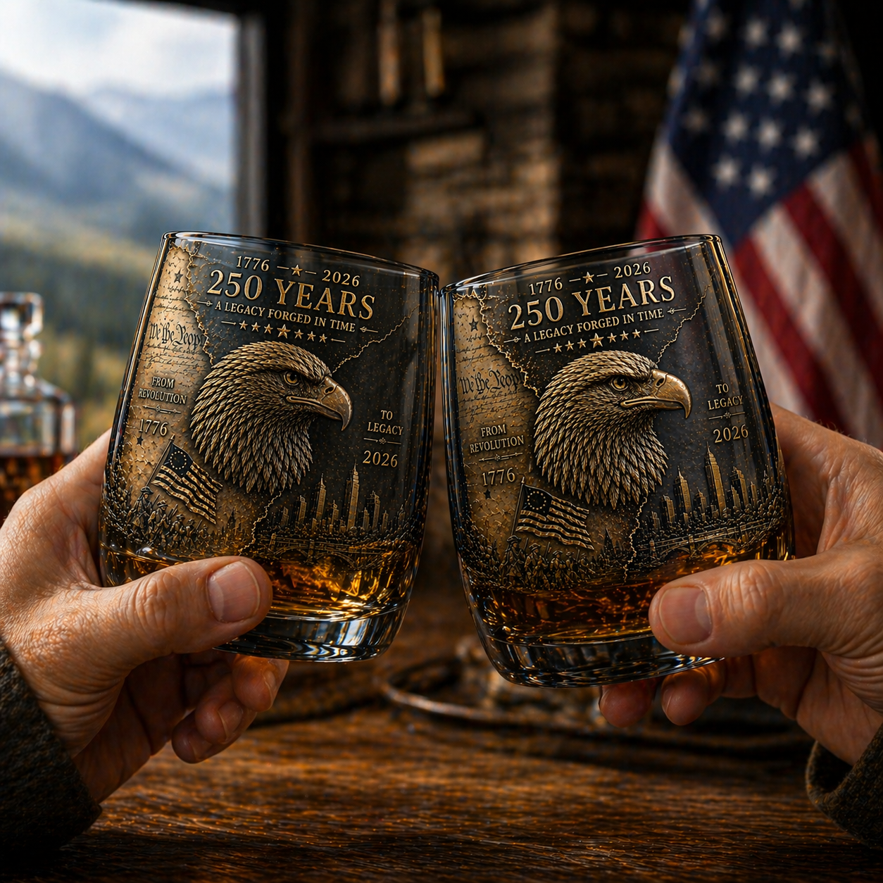 The 250th Anniversary Legacy Glass (1776–2026)