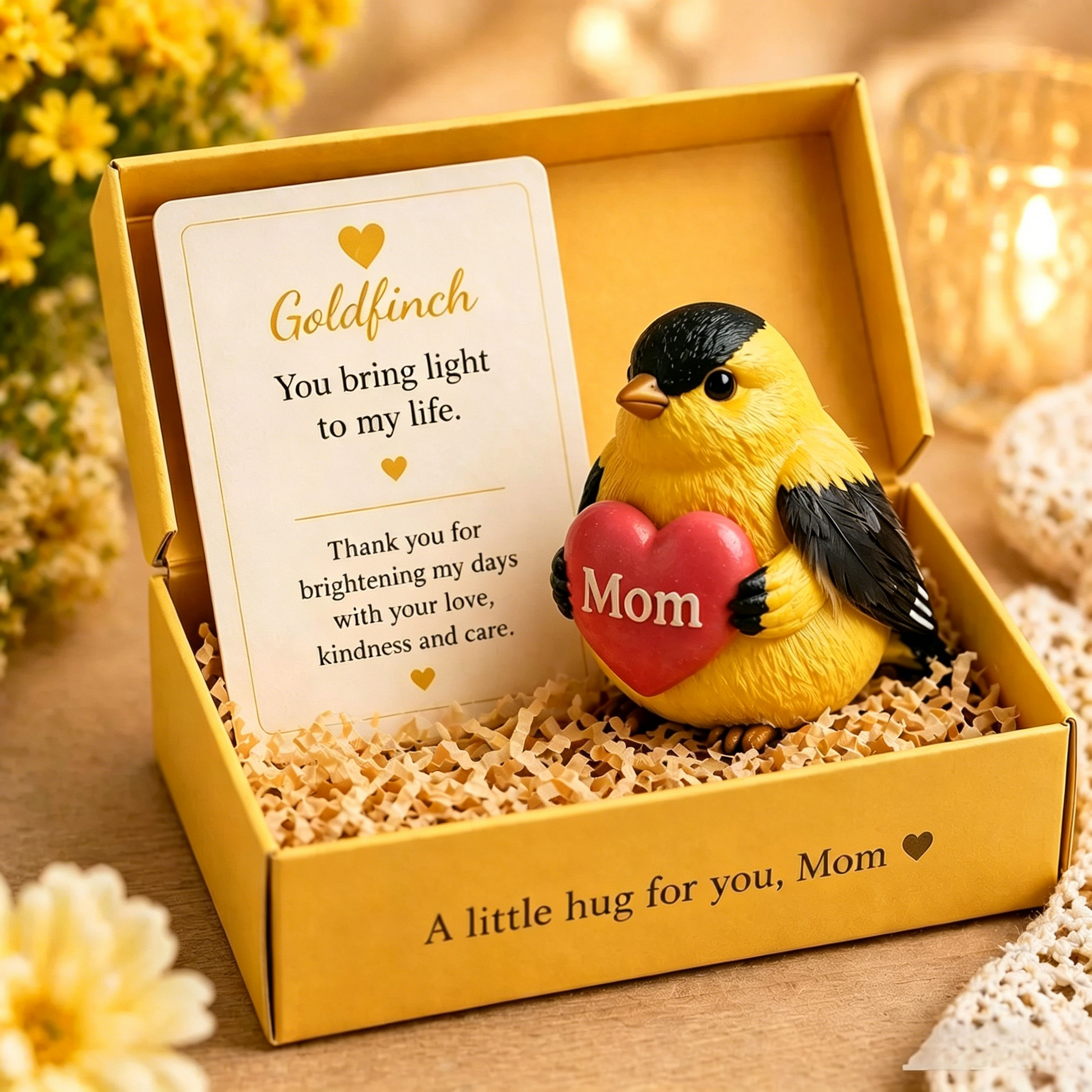 Mom's Pocket Small Hug Statue — a warm symbol that will always be by Mom's side