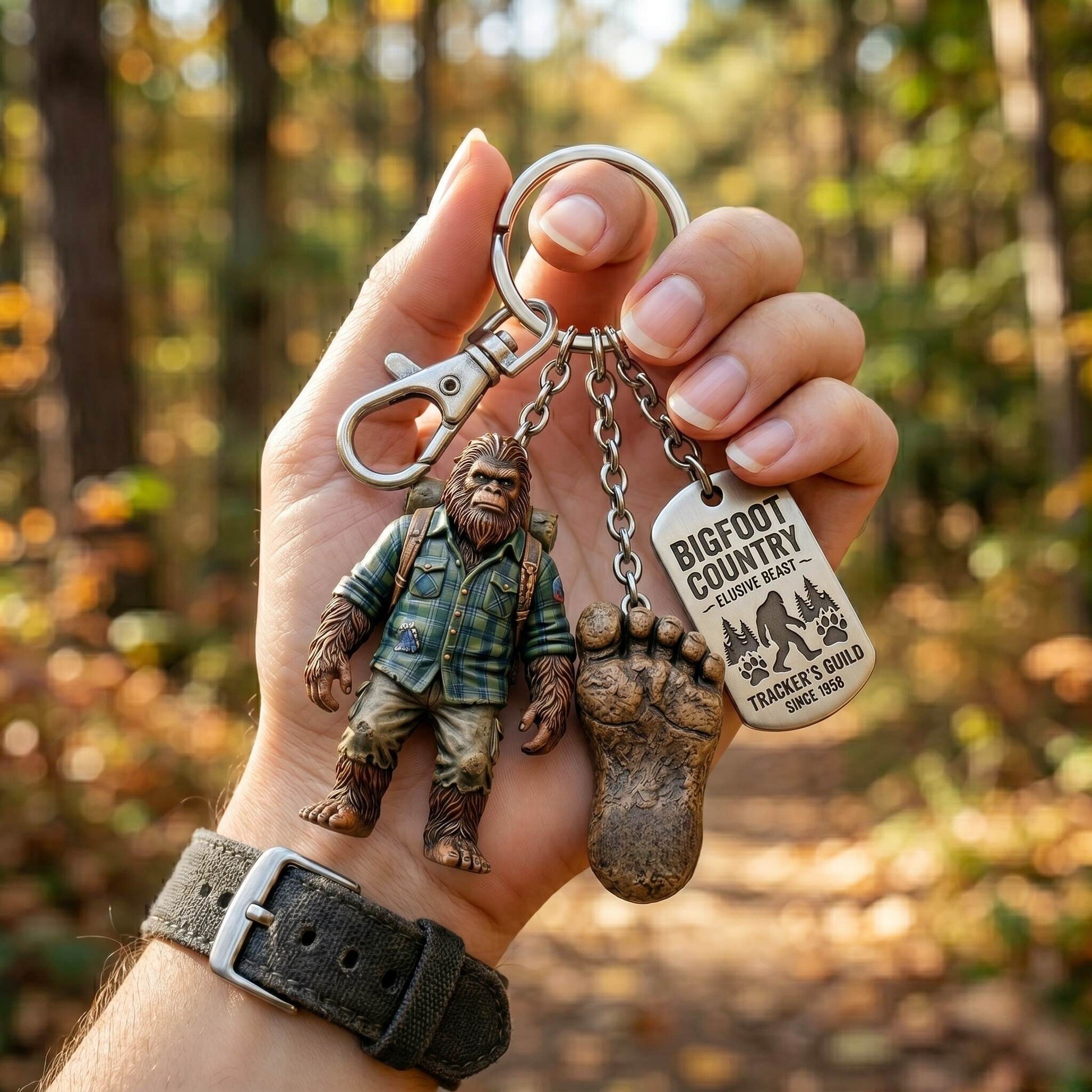 🦶Bigfoot Pathfinder Adventure Keychain