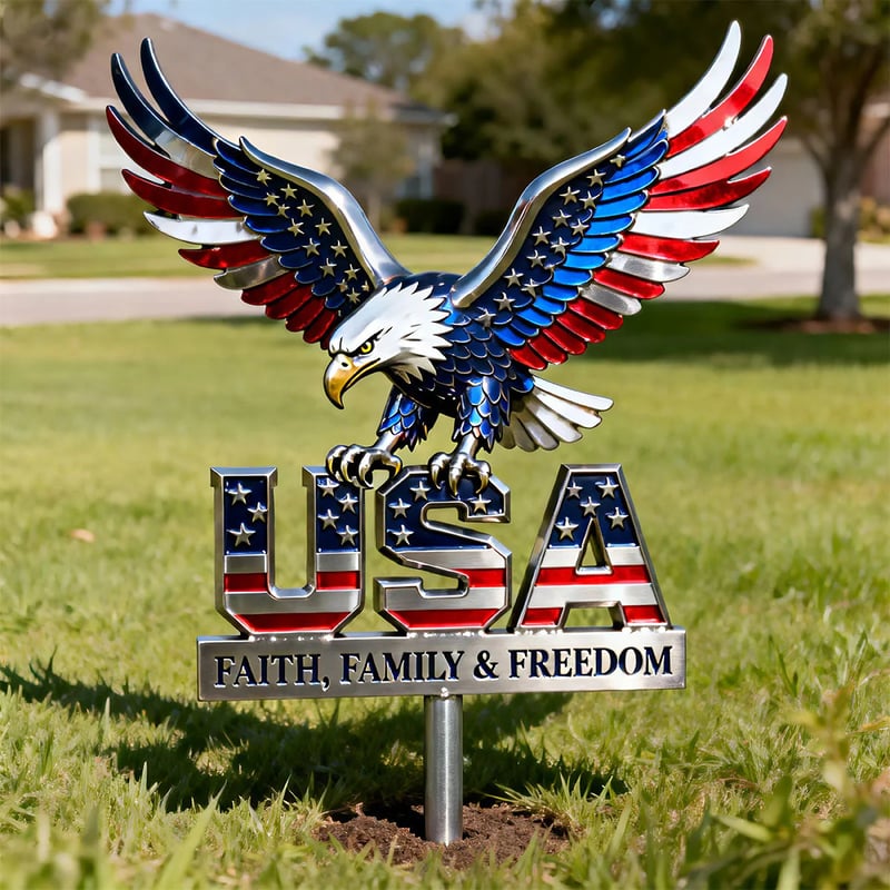 🦅American Eagle - Commemorative Metal Sign - 250th Anniversary Gift CT01