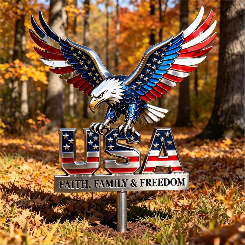 🦅American Eagle - Commemorative Metal Sign - 250th Anniversary Gift CT01