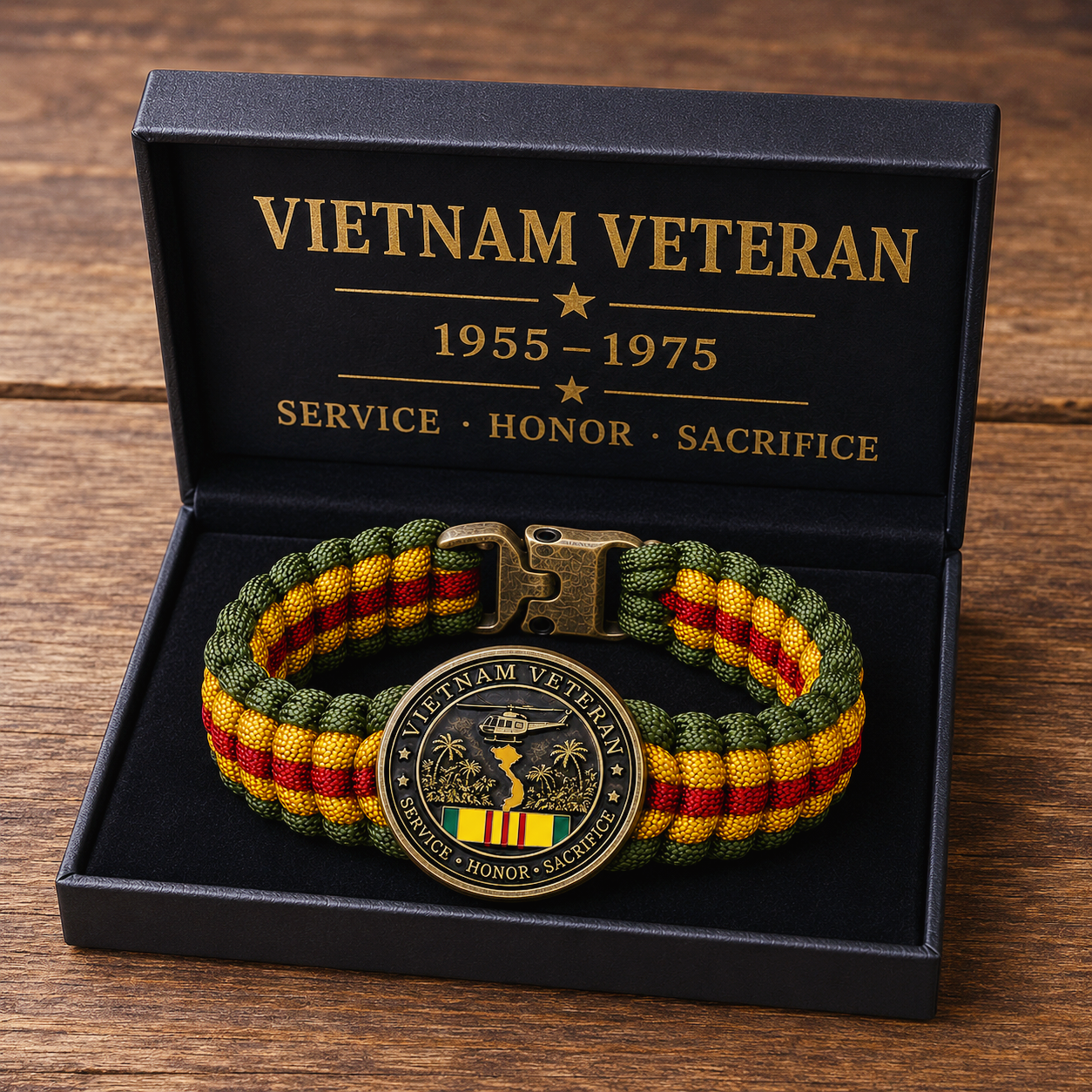 🎖️Vietnam Veteran Survival Tribute Paracord Bracelet