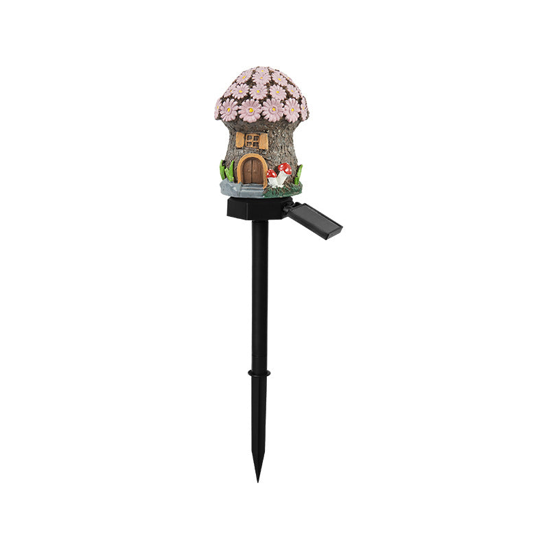 🍄Solar Fairy-Tale Mushroom Cottage Garden Light