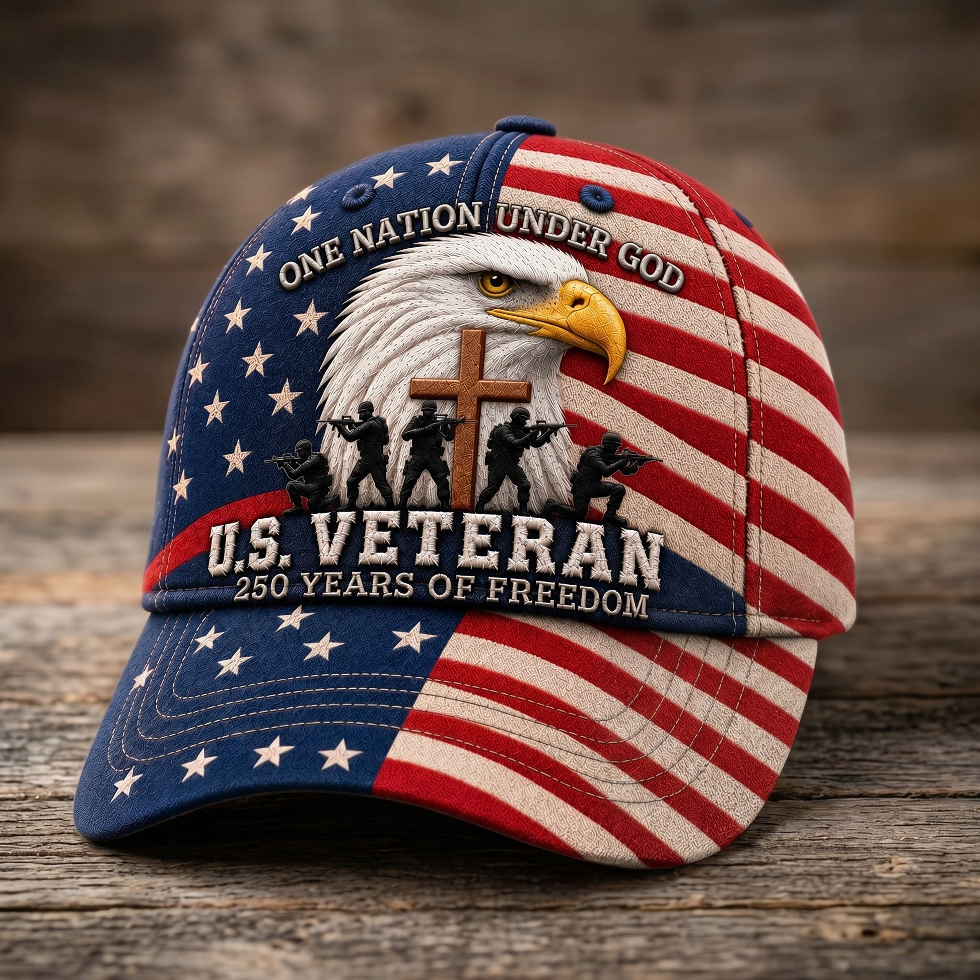 🦅U.S. Veteran 250 Years of Freedom Hat