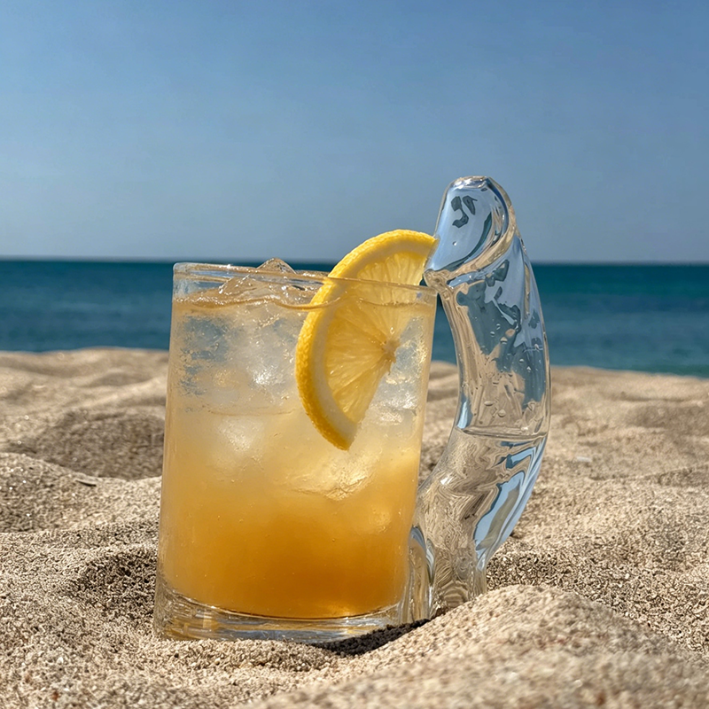 🤣Fun D-Cup Shaped Glass Cocktail Glass