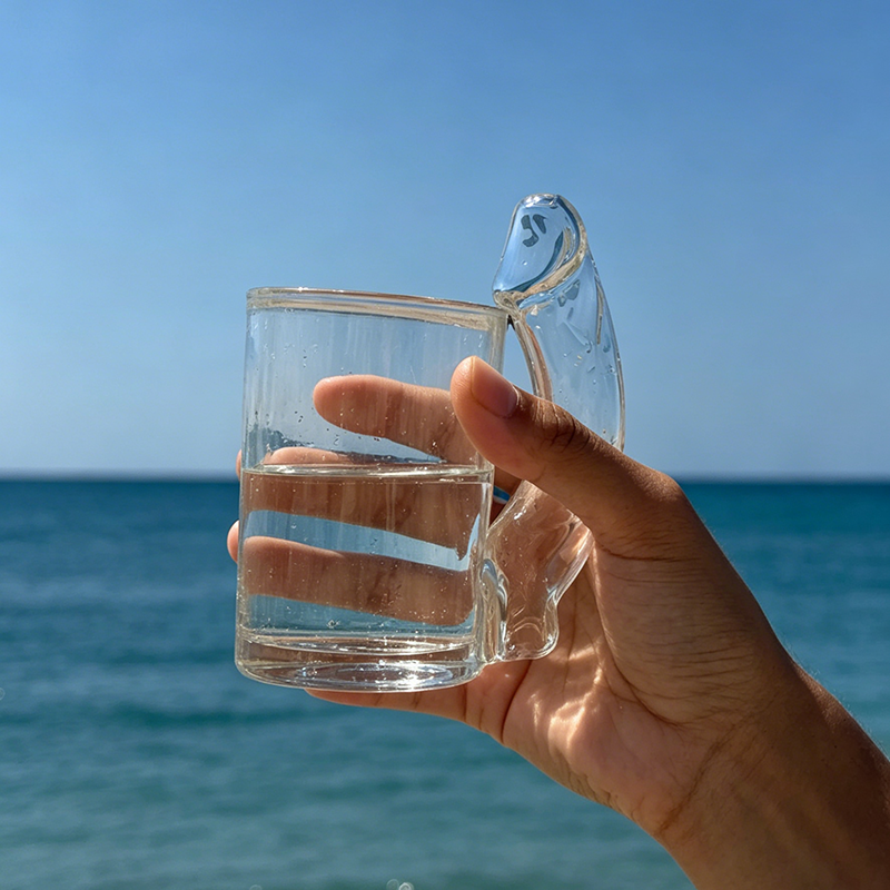🤣Fun D-Cup Shaped Glass Cocktail Glass