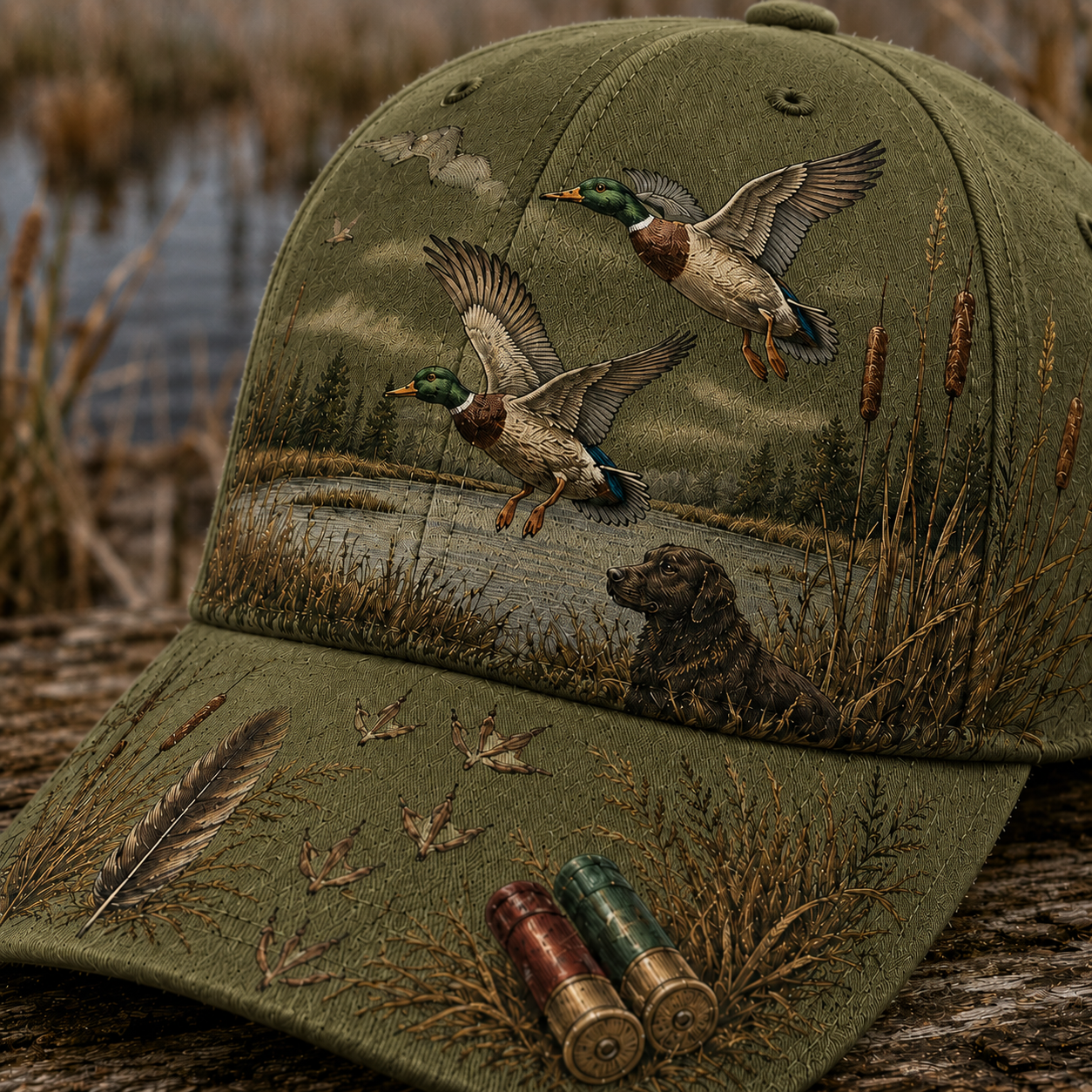 🦆DUCK HUNTING WILD & READY HAT