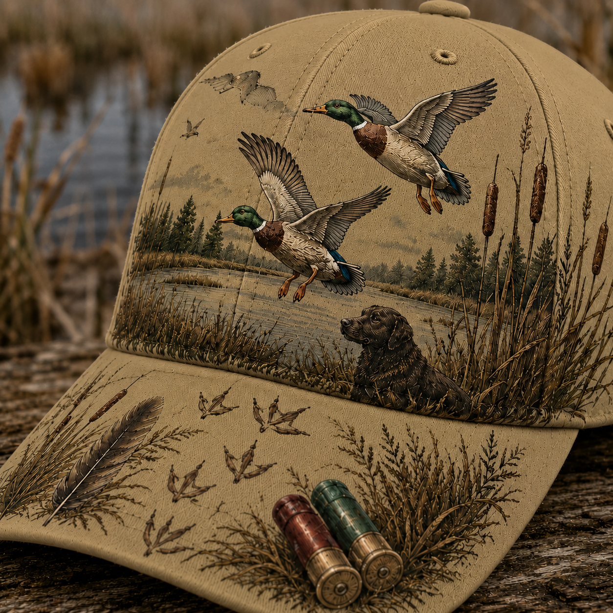 🦆DUCK HUNTING WILD & READY HAT