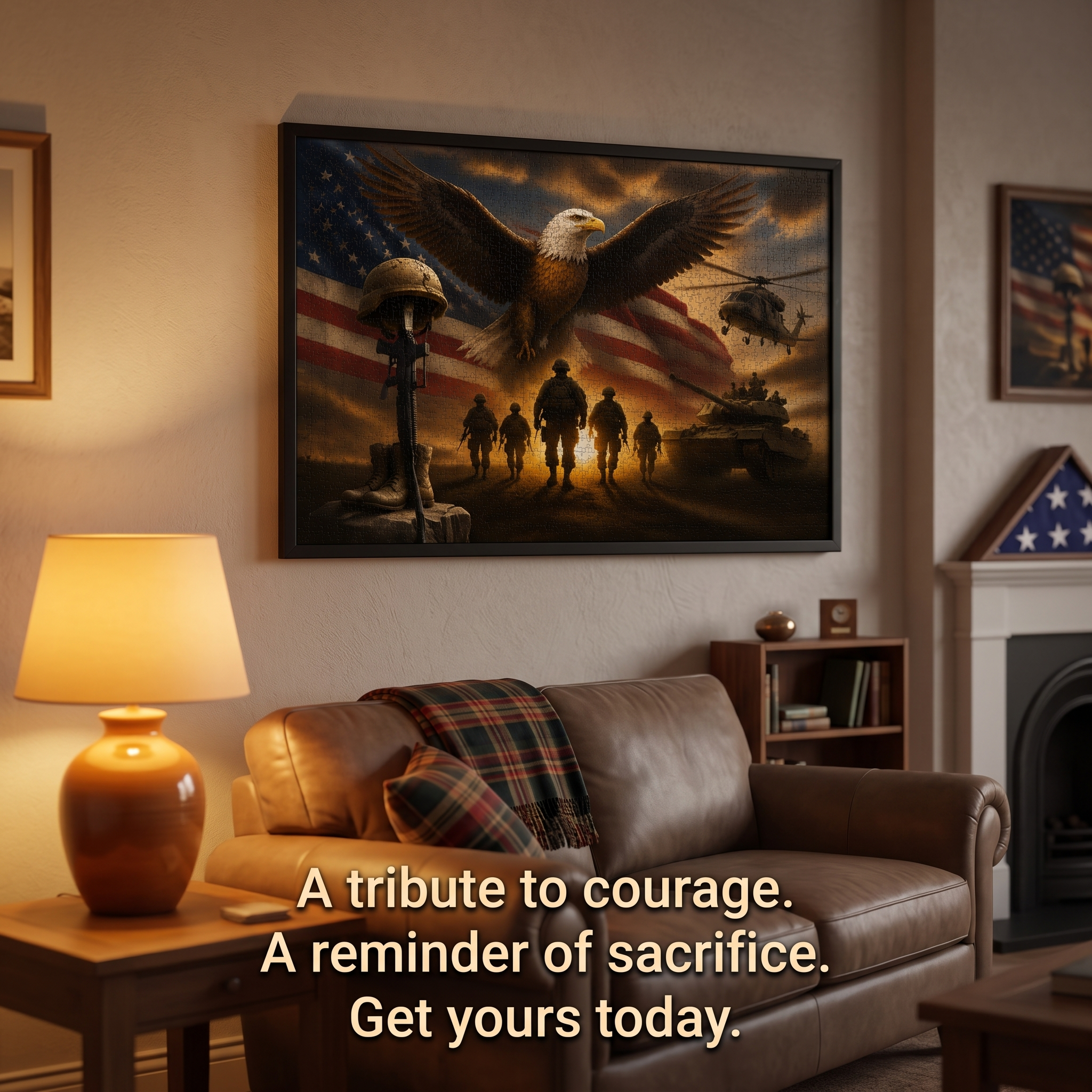 Military Tribute 1000-Piece Jigsaw Puzzle