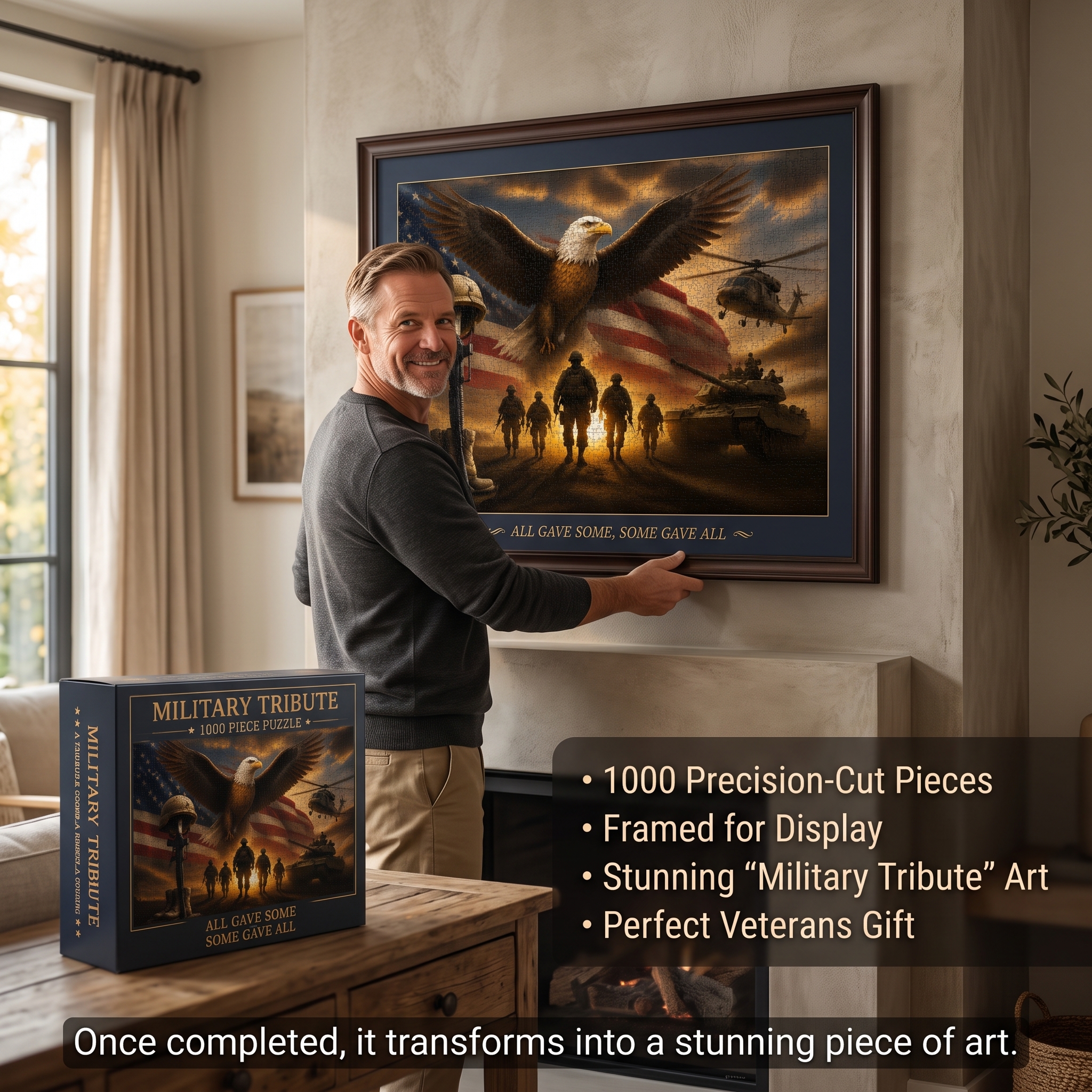 Military Tribute 1000-Piece Jigsaw Puzzle