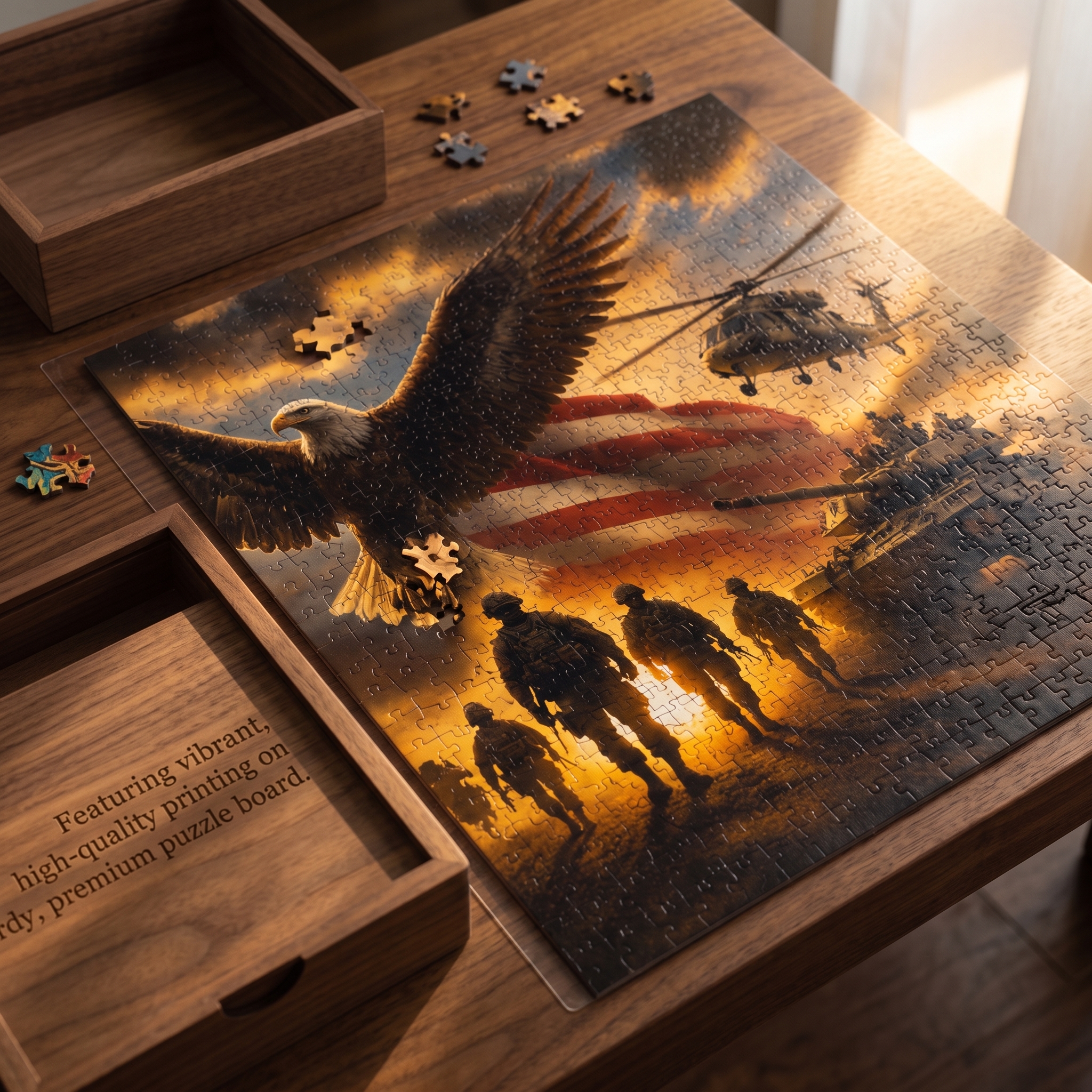 Military Tribute 1000-Piece Jigsaw Puzzle