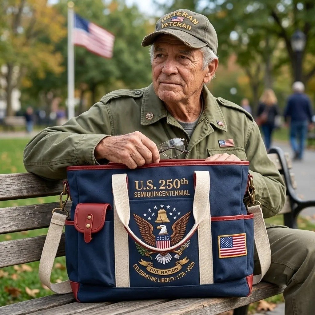 USA 250th Anniversary Edition Heavy-Duty Multifunctional Outdoor Tote Bag