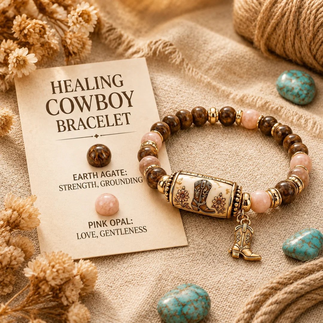 🐎 Western Horse Guardian Crystal Bracelet👍