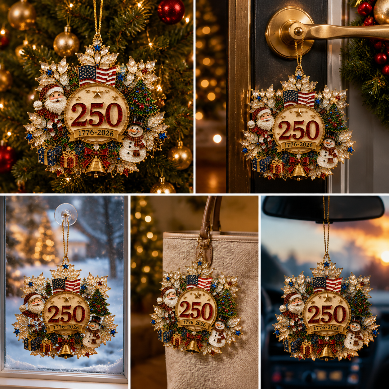 🔥Snowflake Christmas Tree Ornament