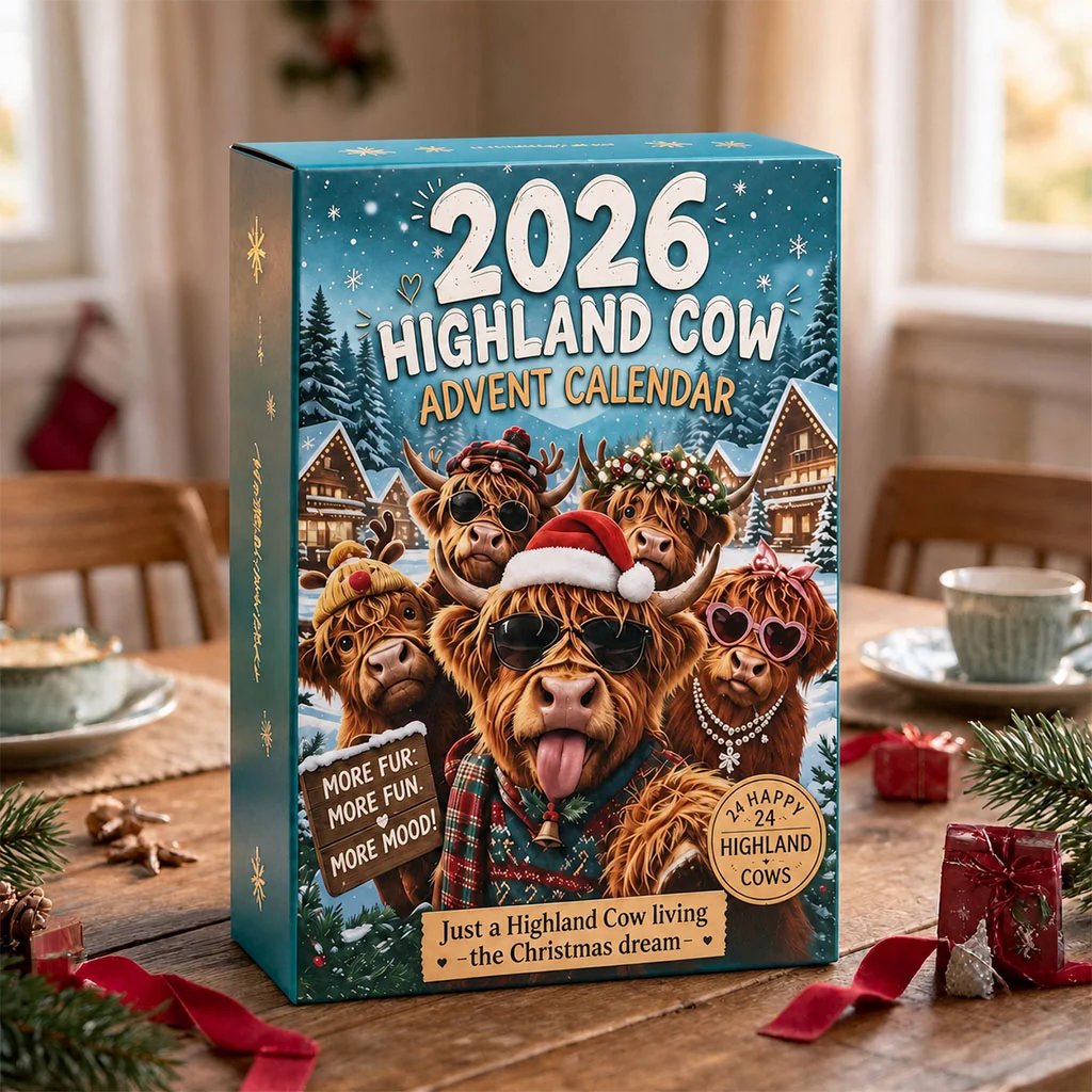 🐂🎁2026 Highland Cow Advent Calendar | Every Day Brings New Surprises