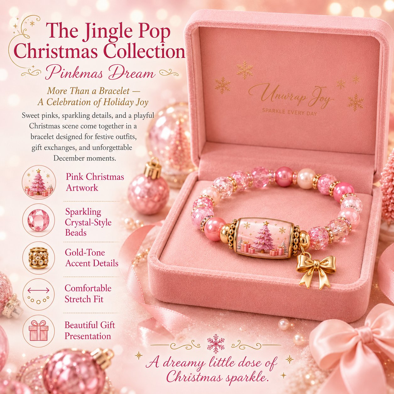 🎄Candy Glow Christmas Bracelet Collection