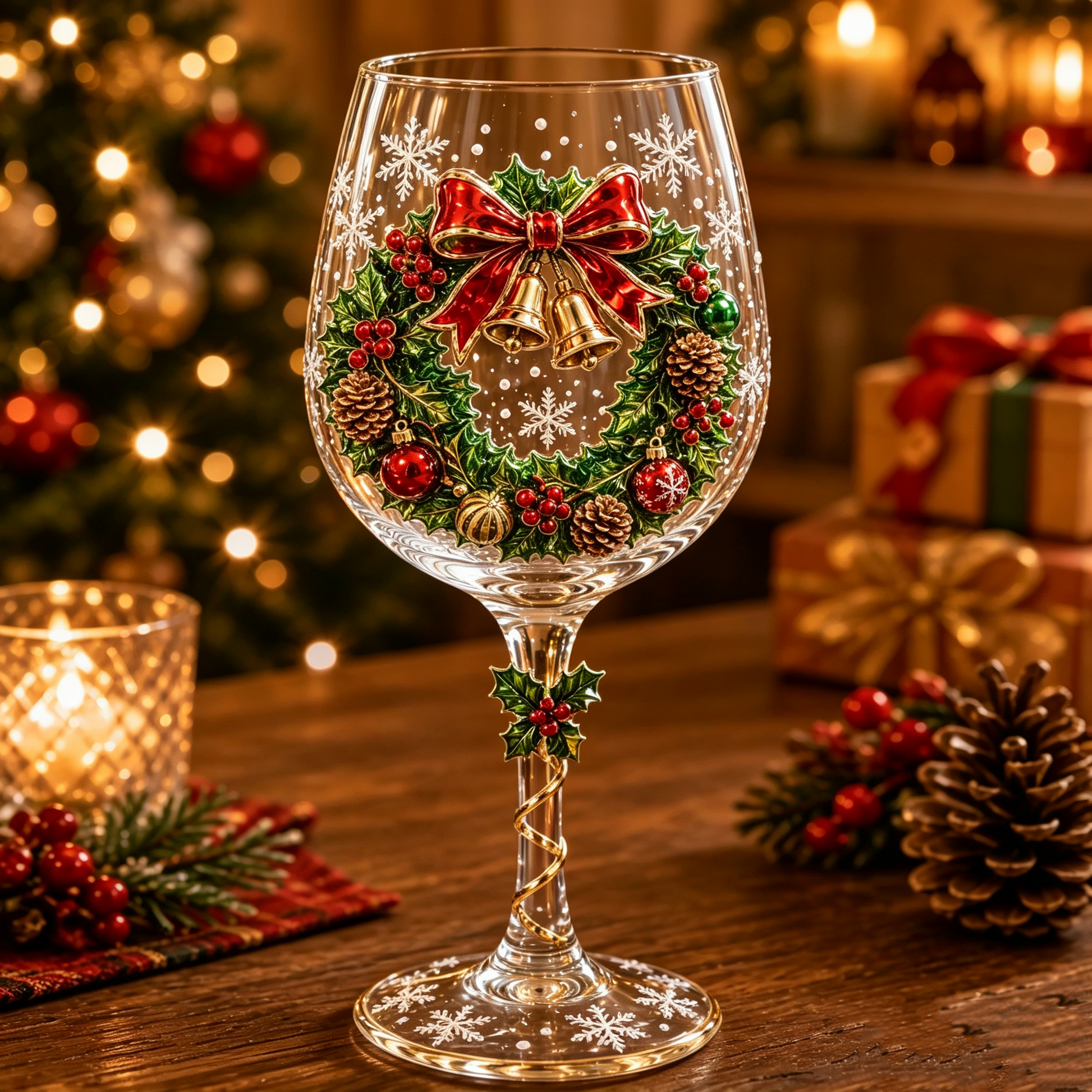 🔥🎁 Christmas Wine Glass Collection Gift Box Set ✨