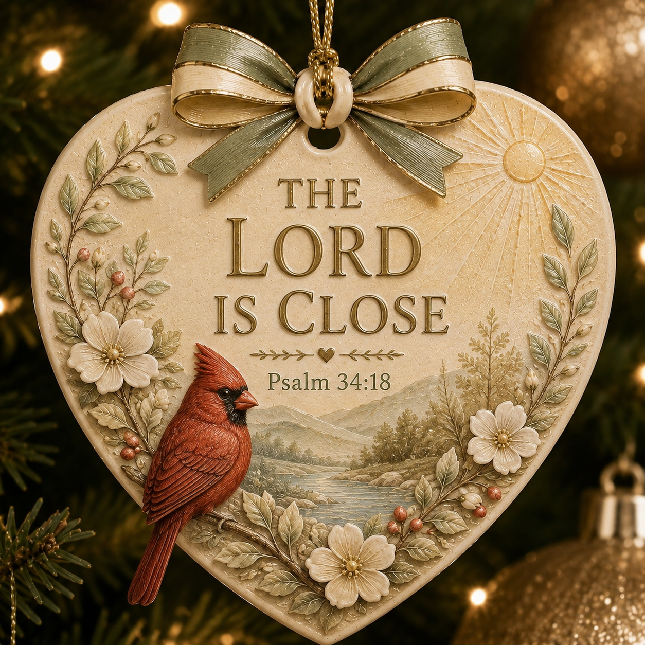 ✝️ Christian Faith x Christmas Ornament