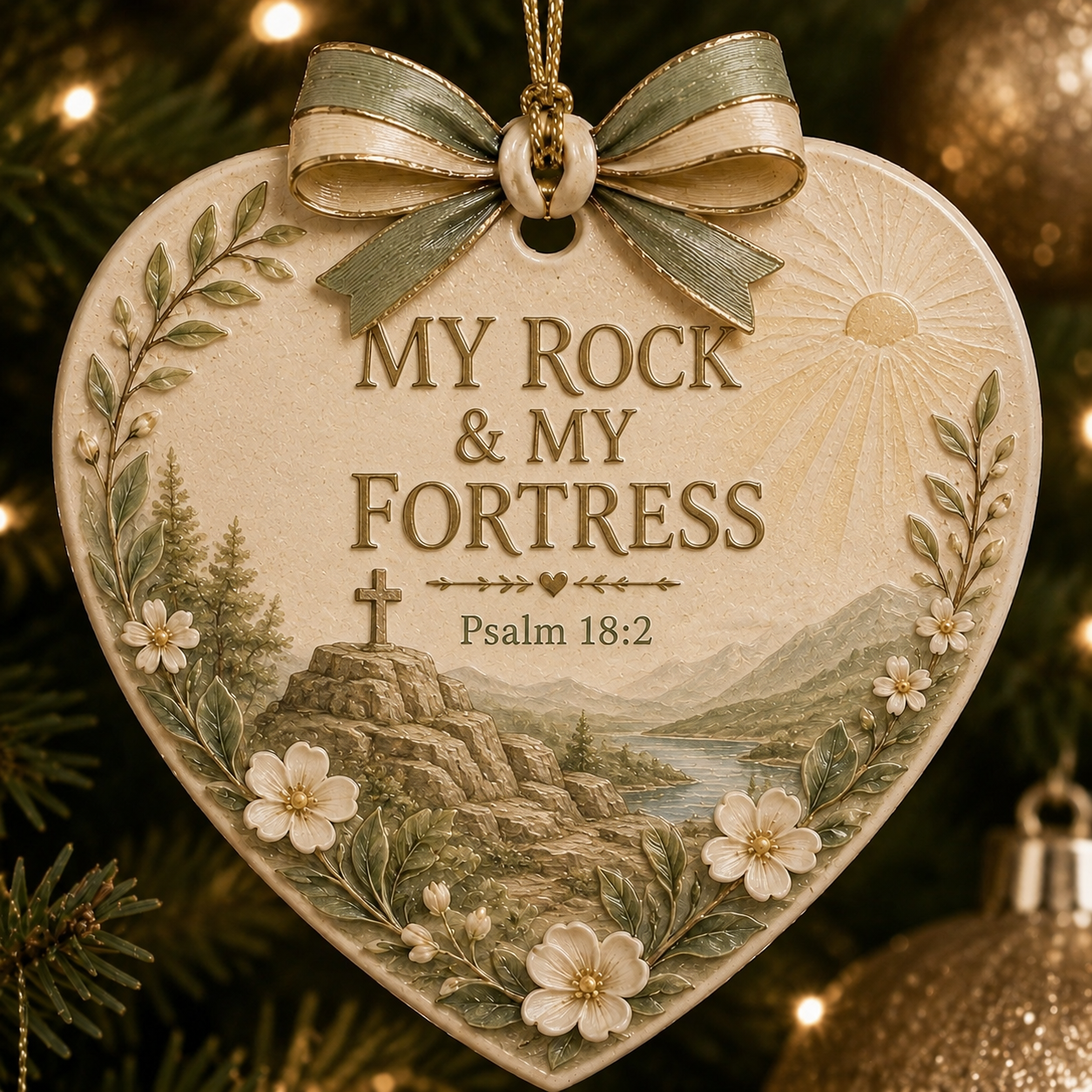 ✝️ Christian Faith x Christmas Ornament