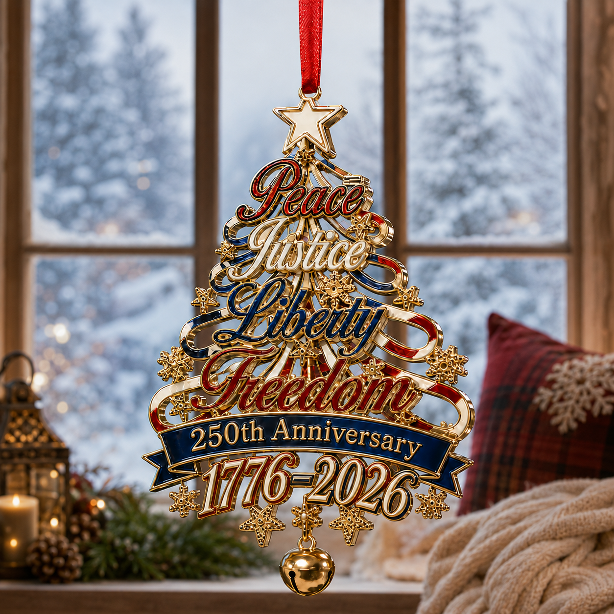 🔥250th Anniversary Christmas Tree Ornament