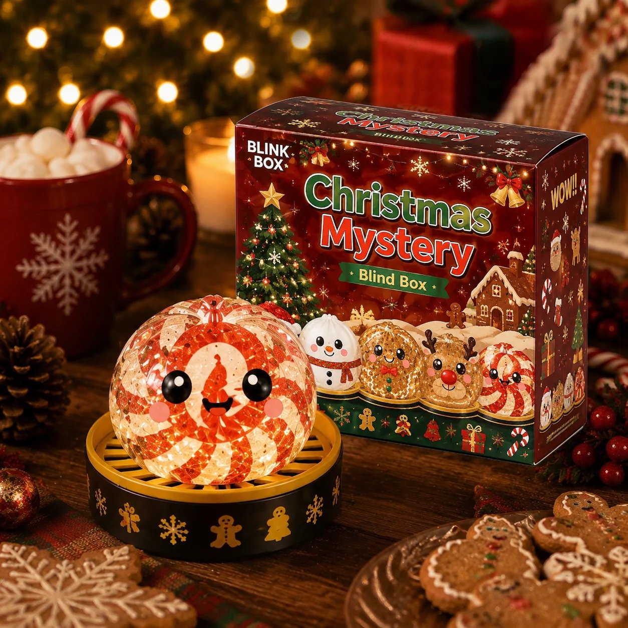 🎄🎅Christmas Squishy Dumplings Mystery Blind Box