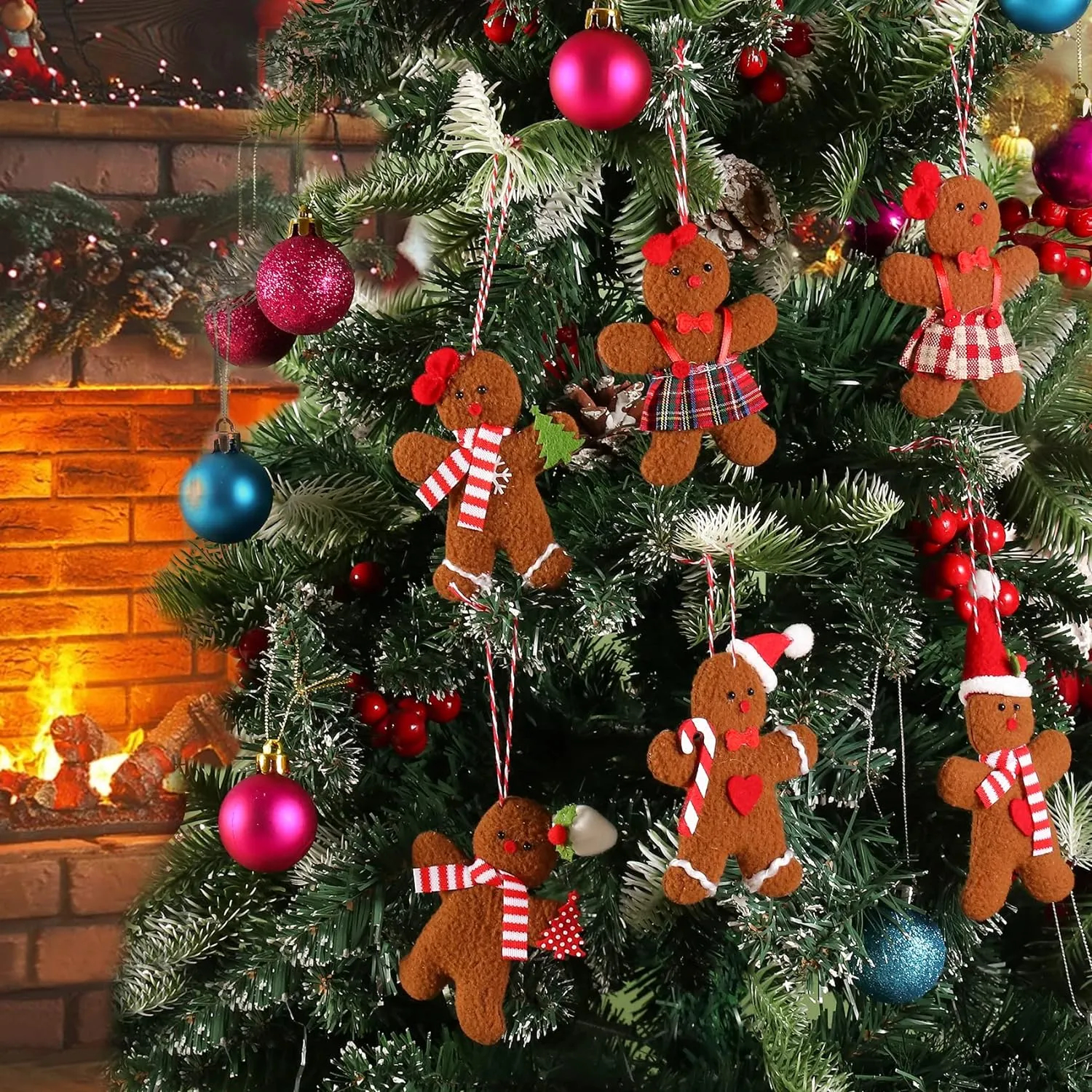 🎄Felt Gingerbread Man Ornaments