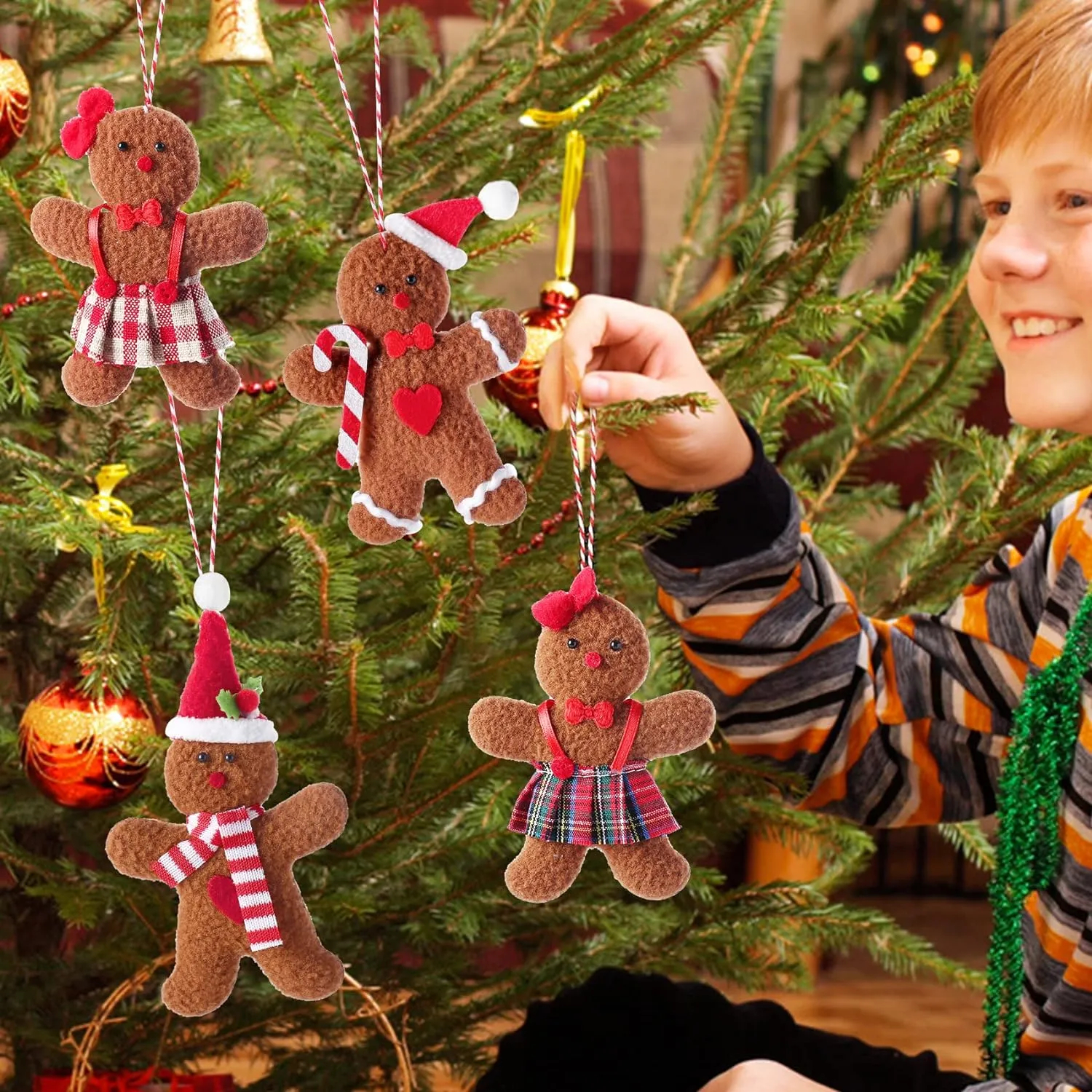 🎄Felt Gingerbread Man Ornaments